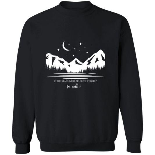 If the stars were made to worship so will I | Crewneck