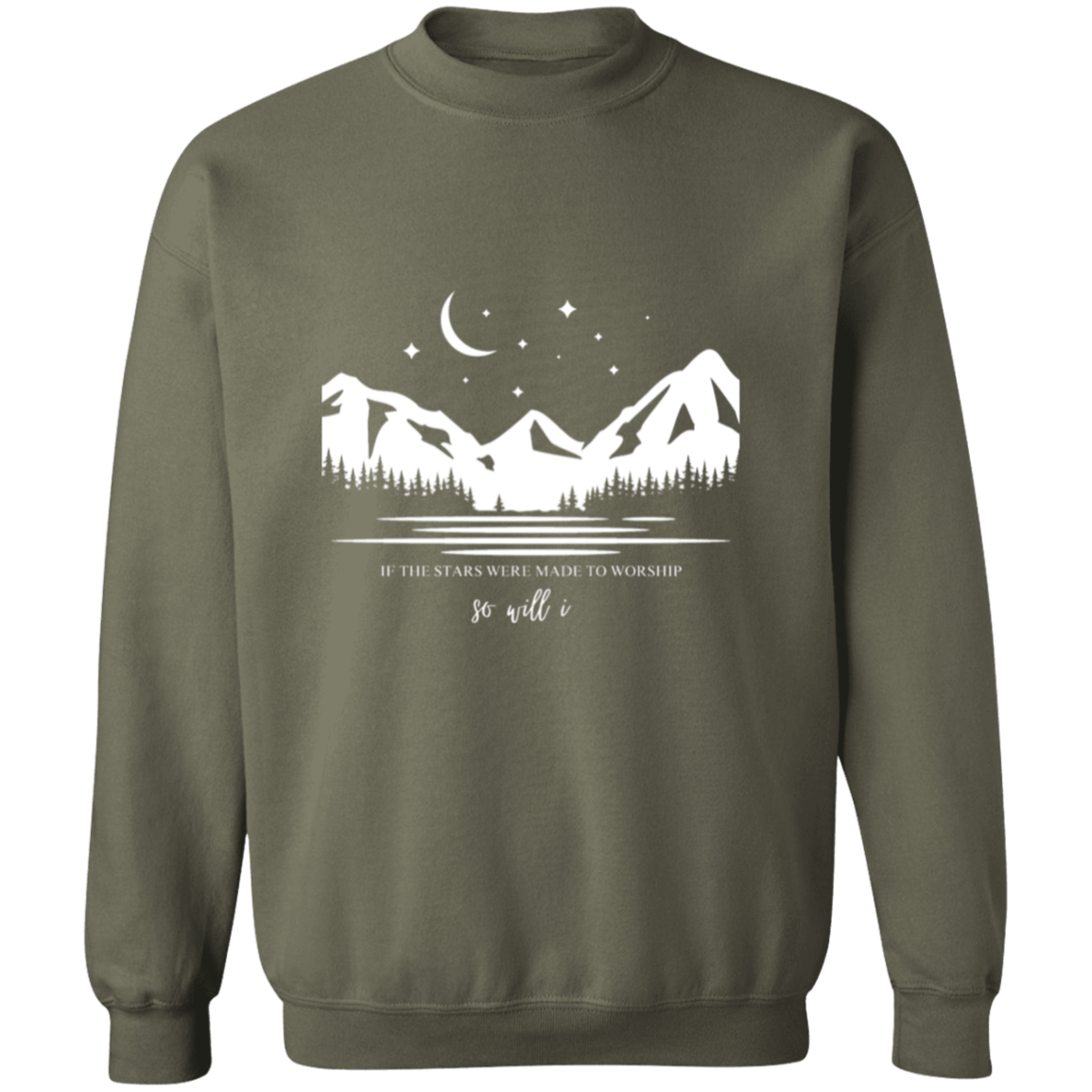 If the stars were made to worship so will I | Crewneck